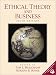 Ethical Theory and Business