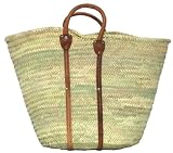 Moroccan Straw Summer Beach / Shopper / Tote Bag 26 X 17 X 12