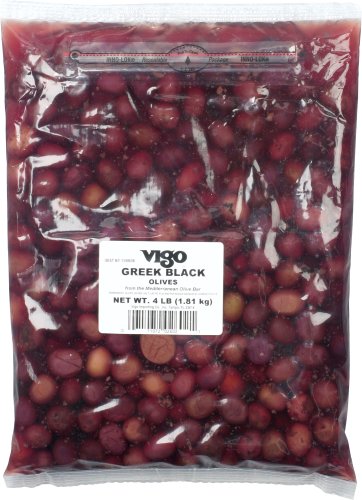 Vigo Greek Black Olives, 4 lb by Vigo