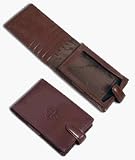 New Orleans Saints Brown Leather PDA and IPOD Case