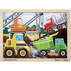 Melissa & Doug Construction Site Wooden Jigsaw Puzzle