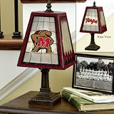 Maryland Terrapins Memory Company Art Glass Table Lamp NCAA College Athletics Fan Shop Sports Team M