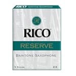 Rico Reserve Baritone Sax Reeds, Strength 2.5, 5-pack