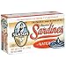 SEASON No Salt Added Club Skl & Bnl Sardines In Water, 4.25-Ounce Tins (Pack of 6)