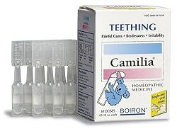 Boiron Homeopathic Medicine Camilia Teething Relief Single-Use Oral Doses, 20-Count Boxes (Pack of 2)