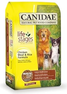 Canidae Dry Dog Food, Chicken Meal and Rice Formula, 30-Pound Bag