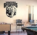 Ncaa Wall Mural Vinyl Sticker Sports Logos Montana Grizzlies (S416)