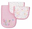 Gerber 3 Pack Terry Burpcloths (Pink)