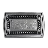 Celtic Rectangle Pewter Belt Buckle