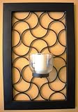 Metal Curve Decorative Candle Sconce