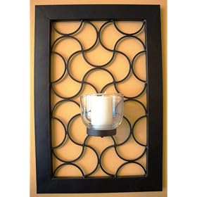 Metal Curve Decorative Candle Sconce