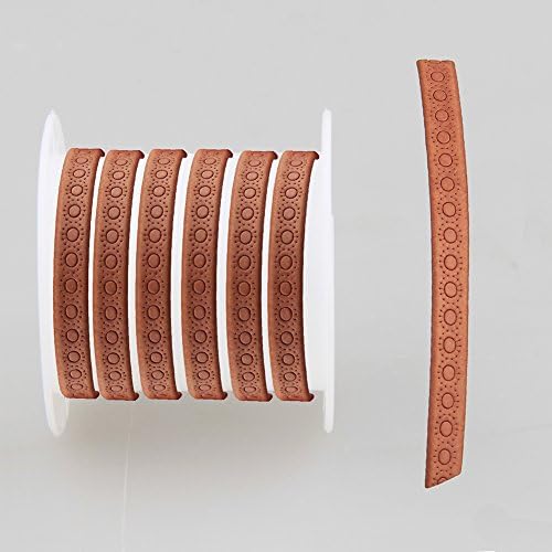 10yards Faux Leather PU Strap Ribbon Trim Tape IA523