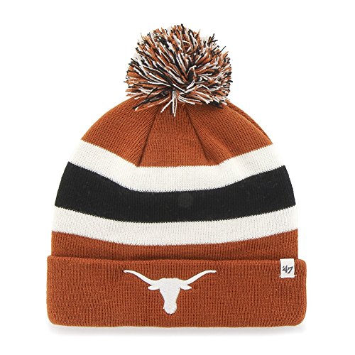NCAA Texas Longhorns '47 Breakaway Cuff Knit Hat, One Size Fits Most, Burnt Orange