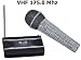 from Electromart Electromart Diamante Wireless Cordless Radio Hand Held Mic Microphone Vhf