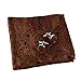 EEF1B01-03 Accessories Microfiber Pocket Square paisley Cufflinks Set By Epoint