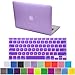 HDE Matte Hard Shell Clip Snap-on Case + Matching Keyboard Skin for MacBook Air 13