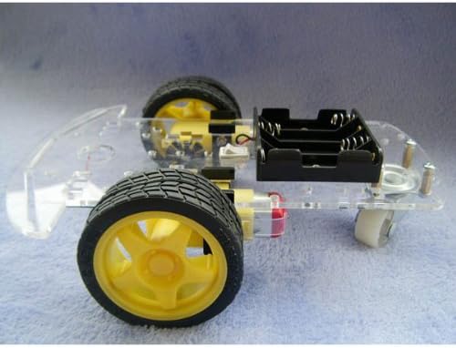 Smart Car Chassis Tracing Car With Encoder Battery Box Magnetic Motor.
