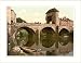 FRAMED - Bridge over the Monnow Monmouth England, c. 1890s