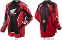 Fox Racing Honda HC Youth Boys Motocross Motorcycle Jersey - Color: Red, Size: Youth Large