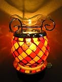 Aroma Night Light Plug Brown Glass