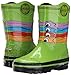 Nickelodeon Boy's Ninja Turtles Rain Boot-K, Green, 9/10 M US Toddler