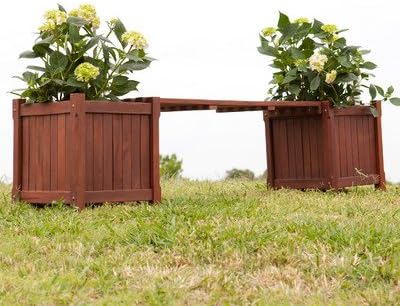 Griffin Planter Holder Bench