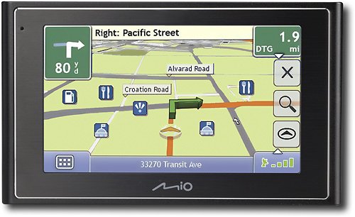 Electronics: Mio MOOV 300 4.3 Inch Touchscreen GPS Unit with Optional Traffic and Text to Speech