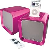 IHOME PINK DUAL STEREO SPK REMOTE DOCK