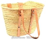 Moroccan Beach Market Basket Handbag Brown