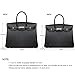 Fengyaqiandai BK Style Women's Genuine Leather Classic Litchi Grain Top-handle-bags