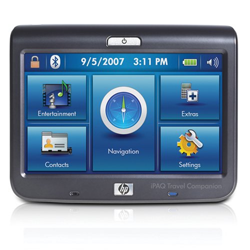 Hewlett Packard iPAQ 310 Bluetooth 4.3-Inch Widescreen Portable GPS Navigator