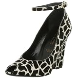 BALLY Women's Zori Ankle Strap Wedge,Calcedony,9.5 M