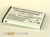 Cell Phone Battery for Sony Ericsson K800i Li-Ion, Lithium Ion Technology, 100% fits, properly matching Batteries