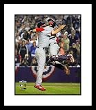 Adam Wainwright & Yadier Molina Framed St. Louis Cardinals 8x10 Photo (2006 NLCS Celebration)