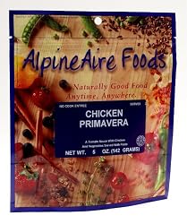 AlpineAire Foods Freeze-Dried Chicken Primavera