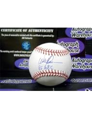 Collectibles: Wally Backman Autographed/Hand Signed Baseball inscribed 86 WSC - Hall of Fame Memorabilia