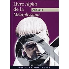 La M�taphysique (livre Alpha)