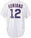 Alfonso Soriano Autographed Chicago Cubs Majestic Pinstripe Jersey