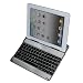 Housse clavier Bluetooth sans fil Mince aluminium + Protecteur d'Ecran + stylo tactile + bouchon ant