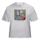 Biological Time Clock Ticking - Adult Birch-Gray-T-Shirt Large