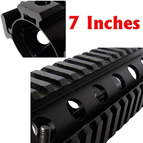 Abolo Master 7 Inches Length 2 Pieces Aluminum Accessory Mount (14 Slots)