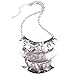 Chunky Women's Tribal Tibet Silver Plate Bib Choker Chain Necklace