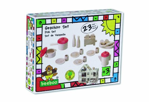 Beeboo 31520 - Geschirr-Set, Puppenhausmöbel