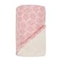 Bumkins Organic Cotton Hooded Towel Set - Rose Print Trim