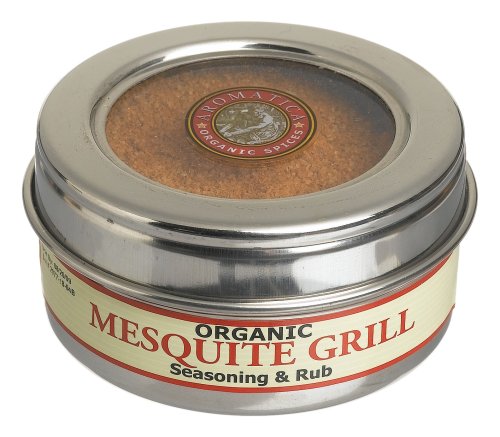 Aromatica Organics Mesquite Bbq Blend, 3.2-Ounce Tin (Pack of 3) by Aromatica Organics