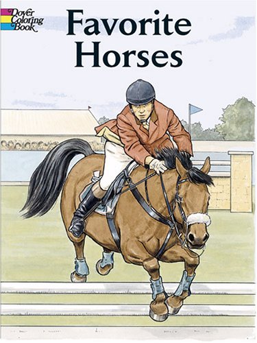 Favorite Horses Coloring Book (Dover Coloring Book)