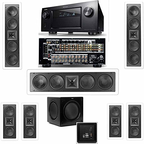 klipsch in wall home theater speakers