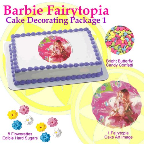 Barbie Cakes - Barbie Fairytopia Do It Yourself Cake Decorating Package 1 - SAVE $2.44 by Decopac