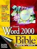 Microsoft Word 2000 Bible Quick Start