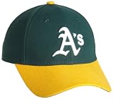 New Era Oakland Athletics Pinch Hitter Wool Replica Adjustable Cap (Dark Green)